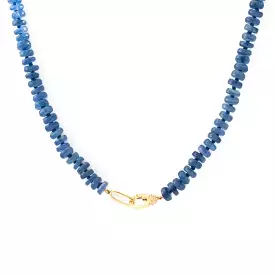 Kyanite Rondelle Beaded Necklace