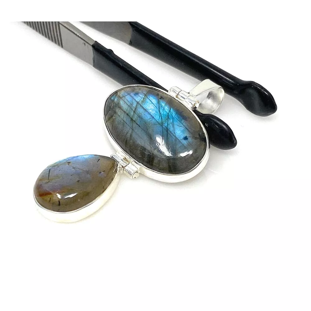 Labradorite Pendant, Gemstone Pendant, Gemstone Jewelry, Sterling