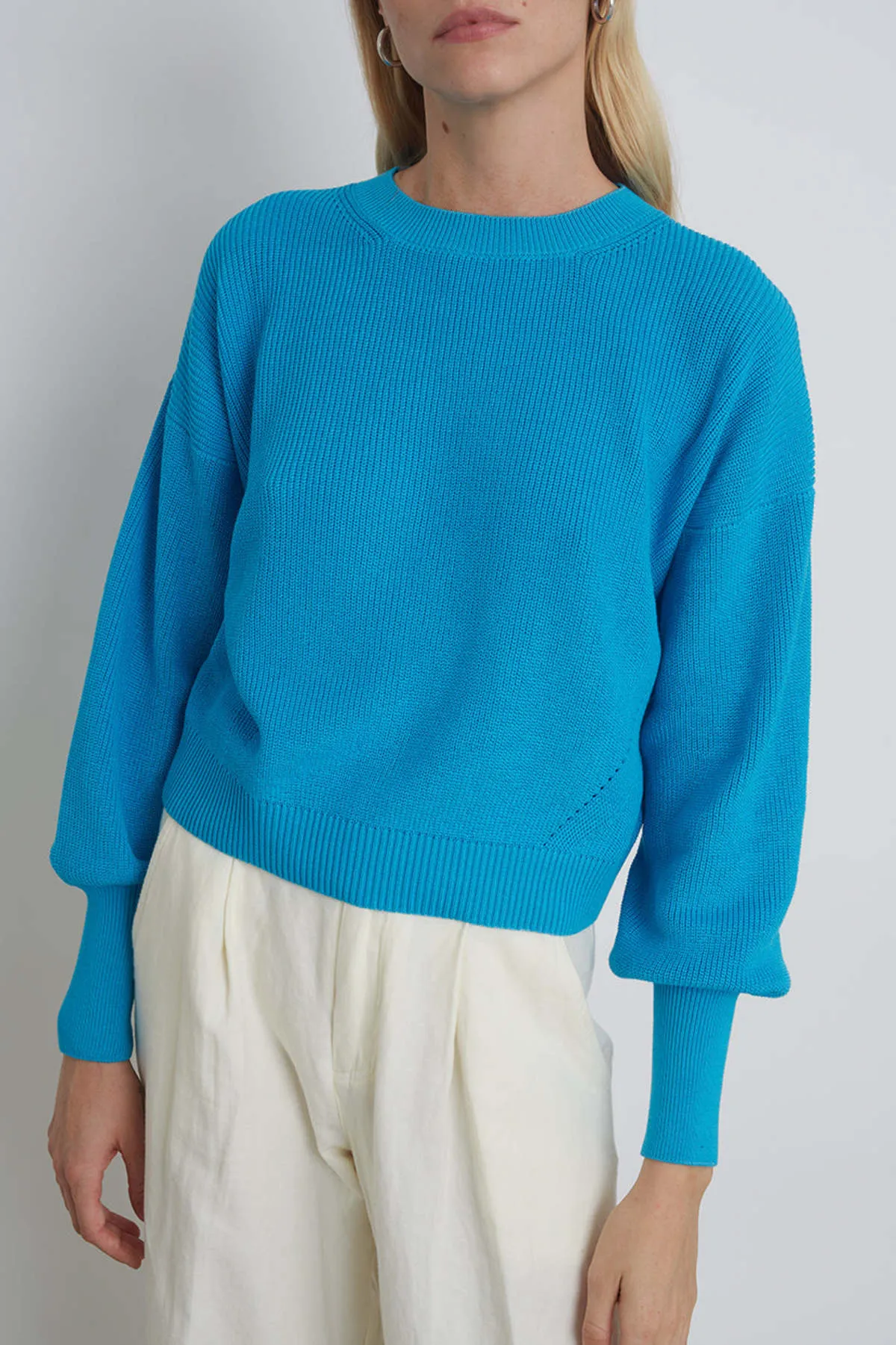 Layla Sweater - Cyan