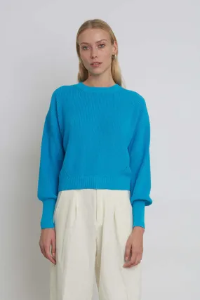 Layla Sweater - Cyan