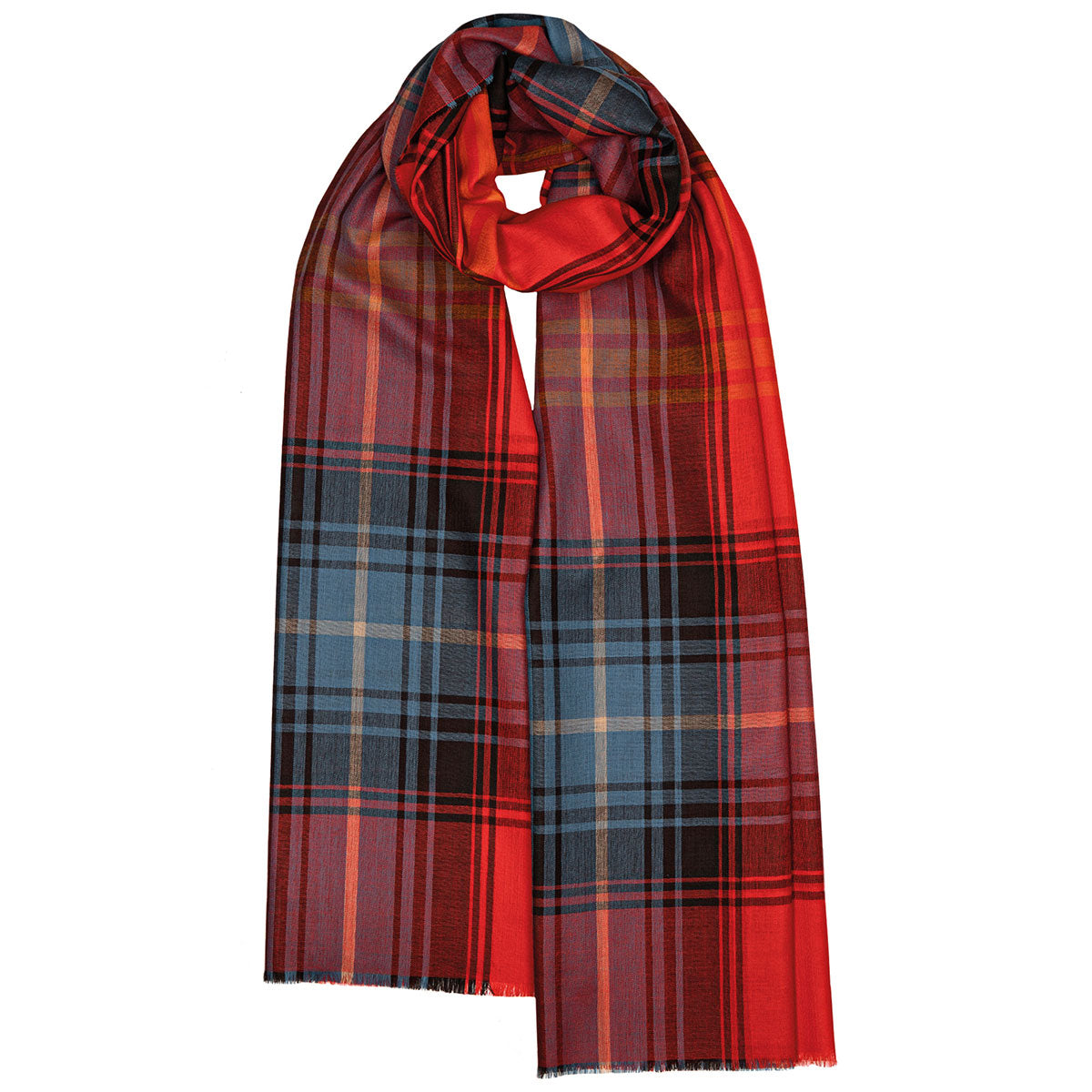 Lochcarron Ruby Extra fine merino stole