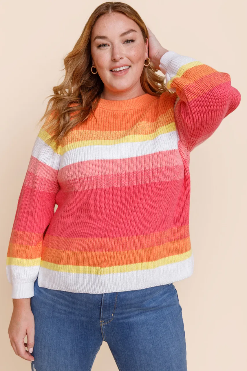 Max Sunrise Colorblock Sweater