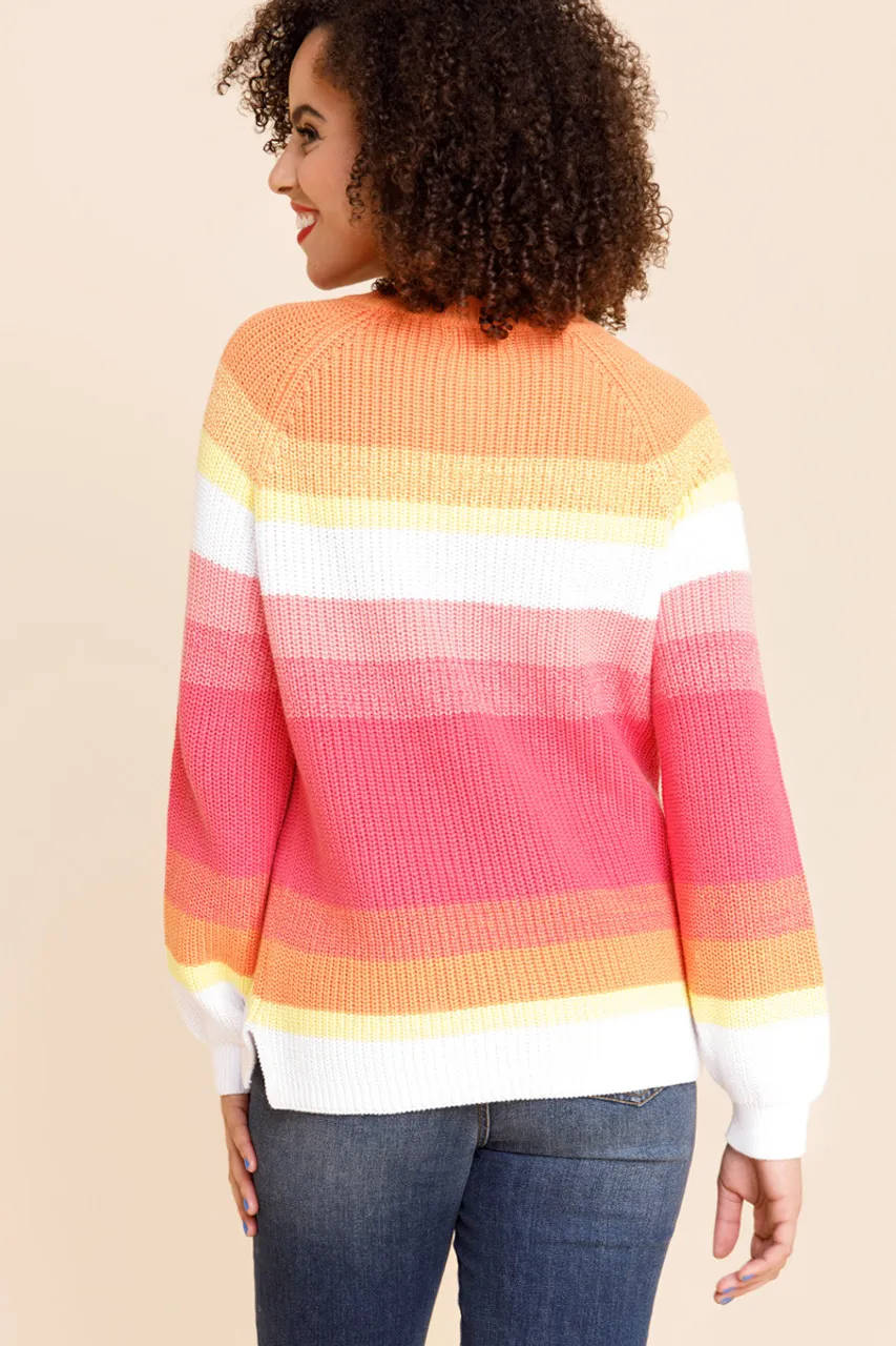 Max Sunrise Colorblock Sweater