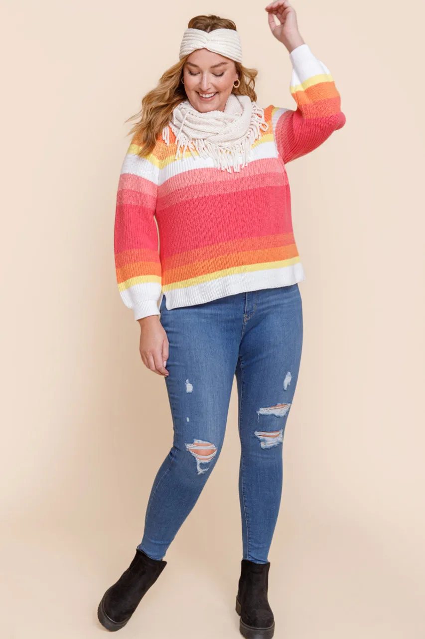 Max Sunrise Colorblock Sweater