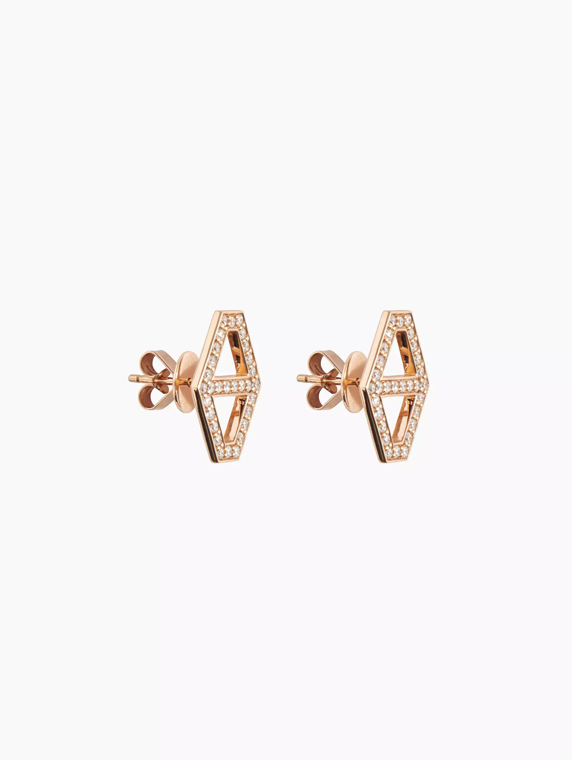 Medium Keynes Hexagon Studs