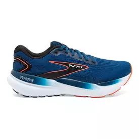 Men's Brooks Glycerin 21, Blue Opal/Black/Nasturtium, 13 2E Wide