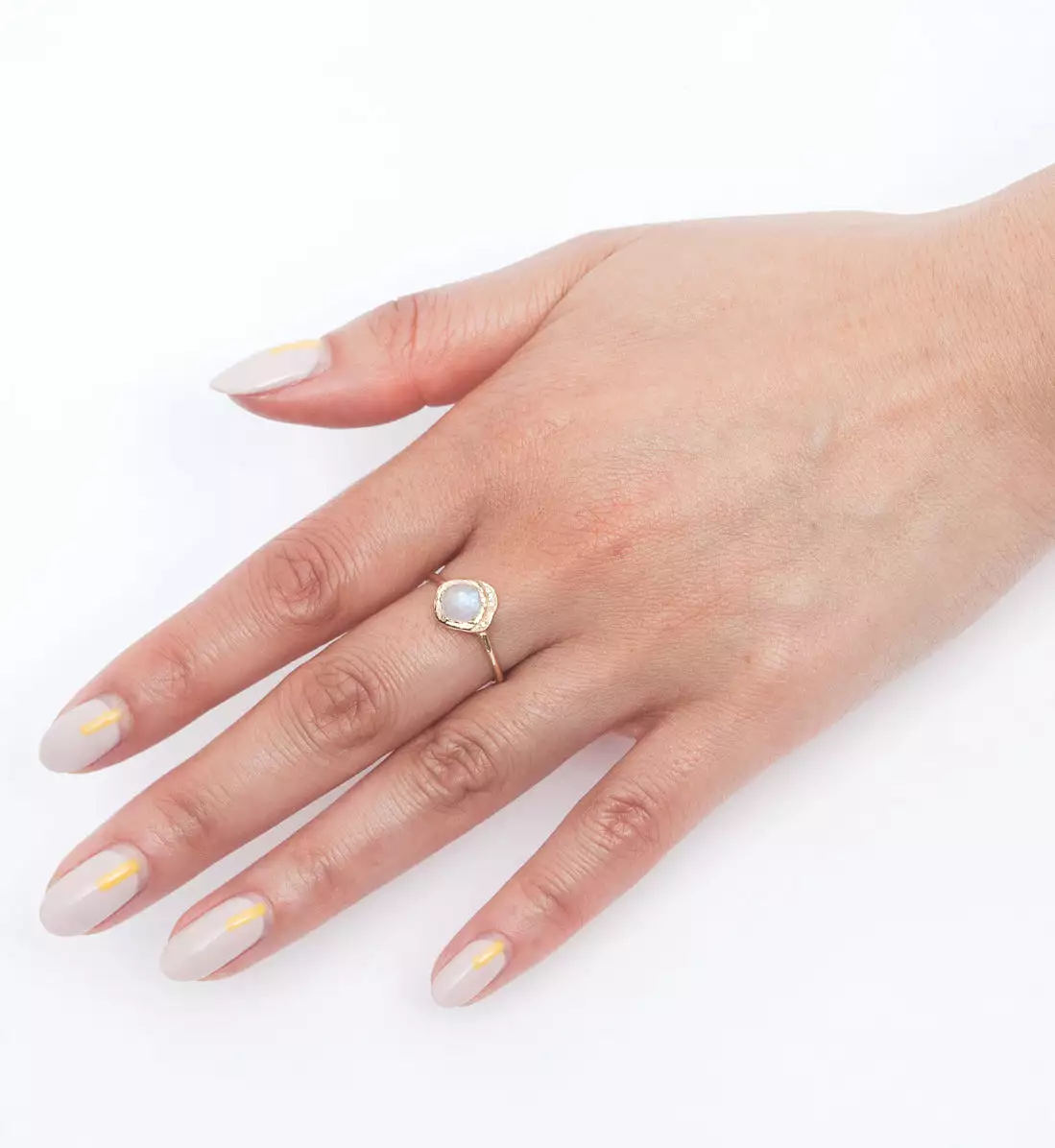 Mini Cove Moonstone Ring