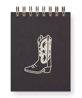 Mini Jotter Notebook - Cowboy Boot