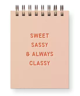 Mini Jotter Notebook - Sweet Sassy Classy