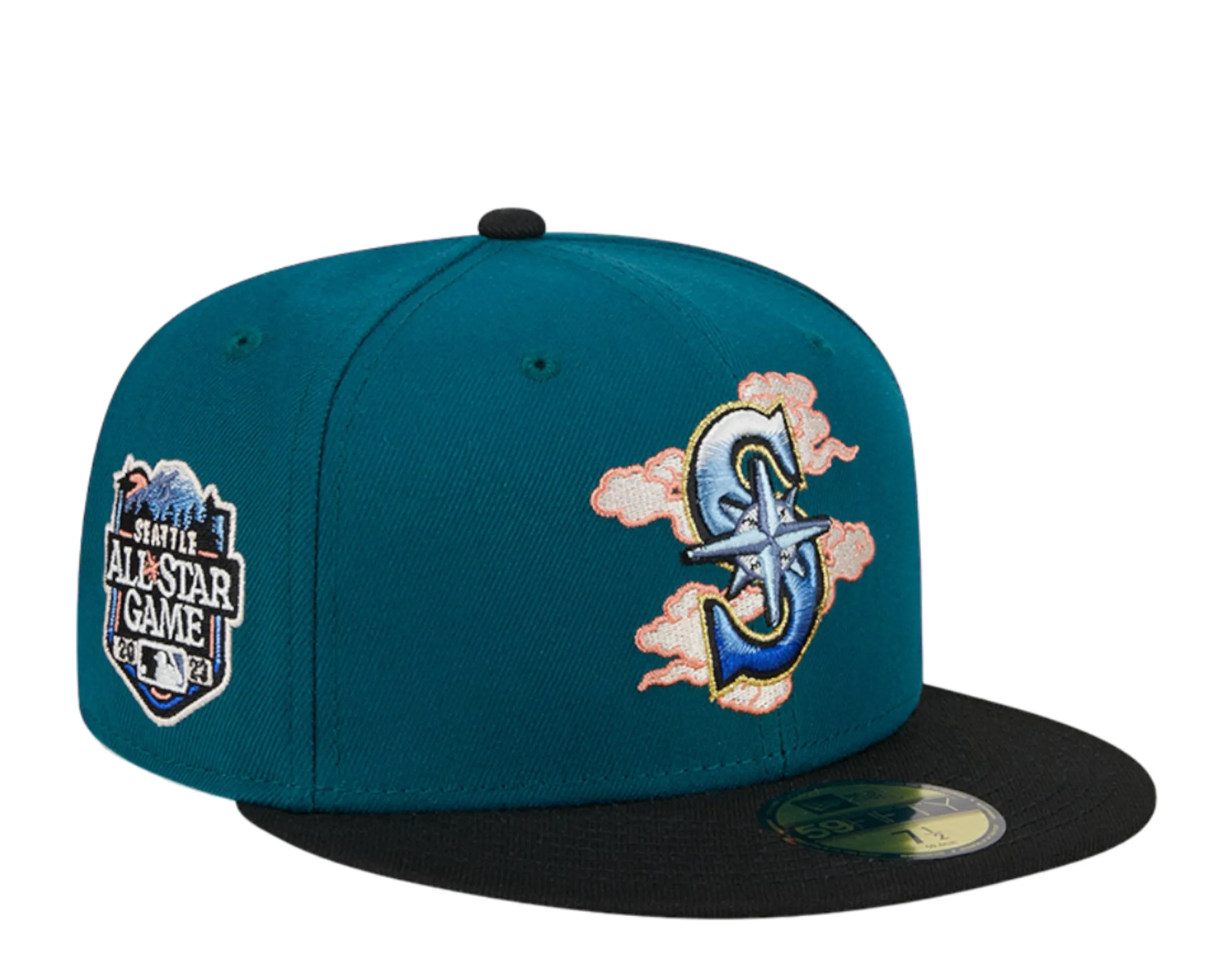 New Era 59Fifty MLB Seattle Mariners Cloud Spiral Fitted Hat