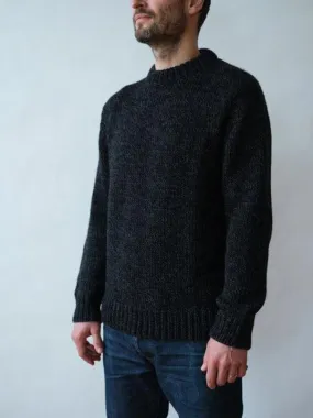 NICK SWEATER - GRAPHITE TWEED