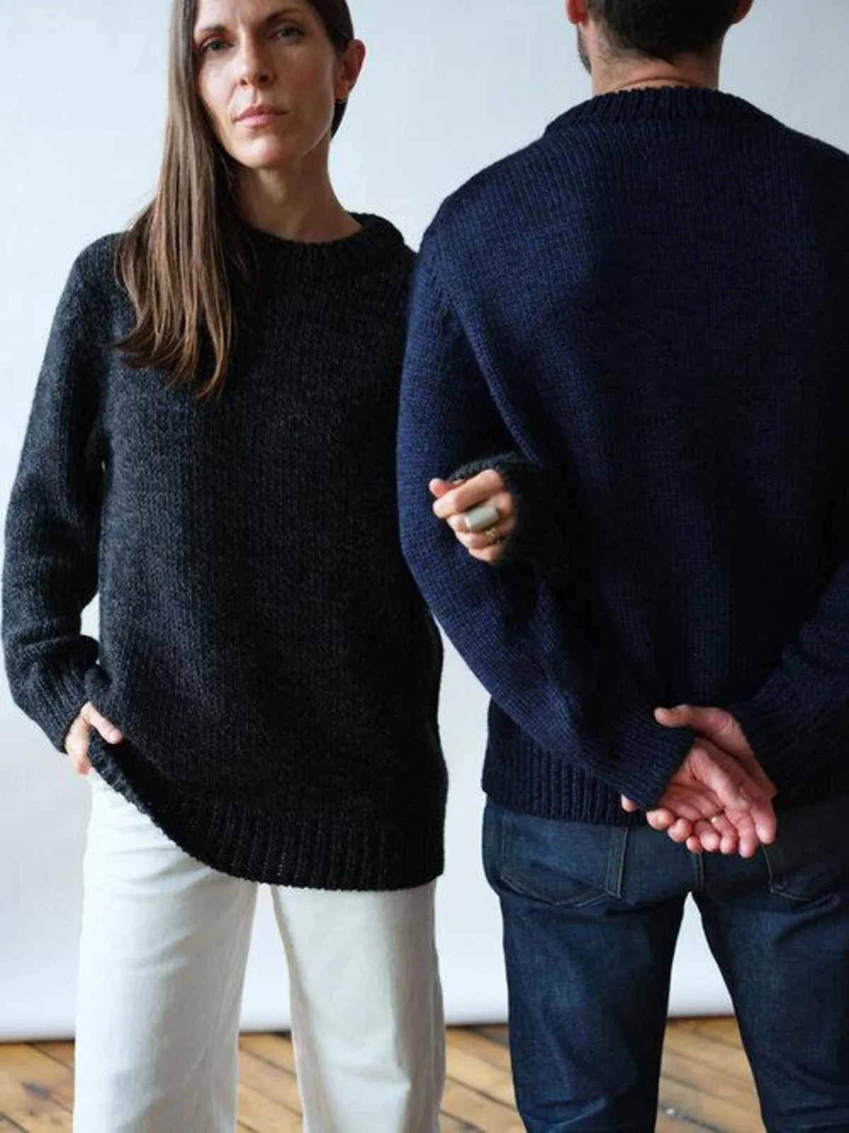 NICK SWEATER - GRAPHITE TWEED