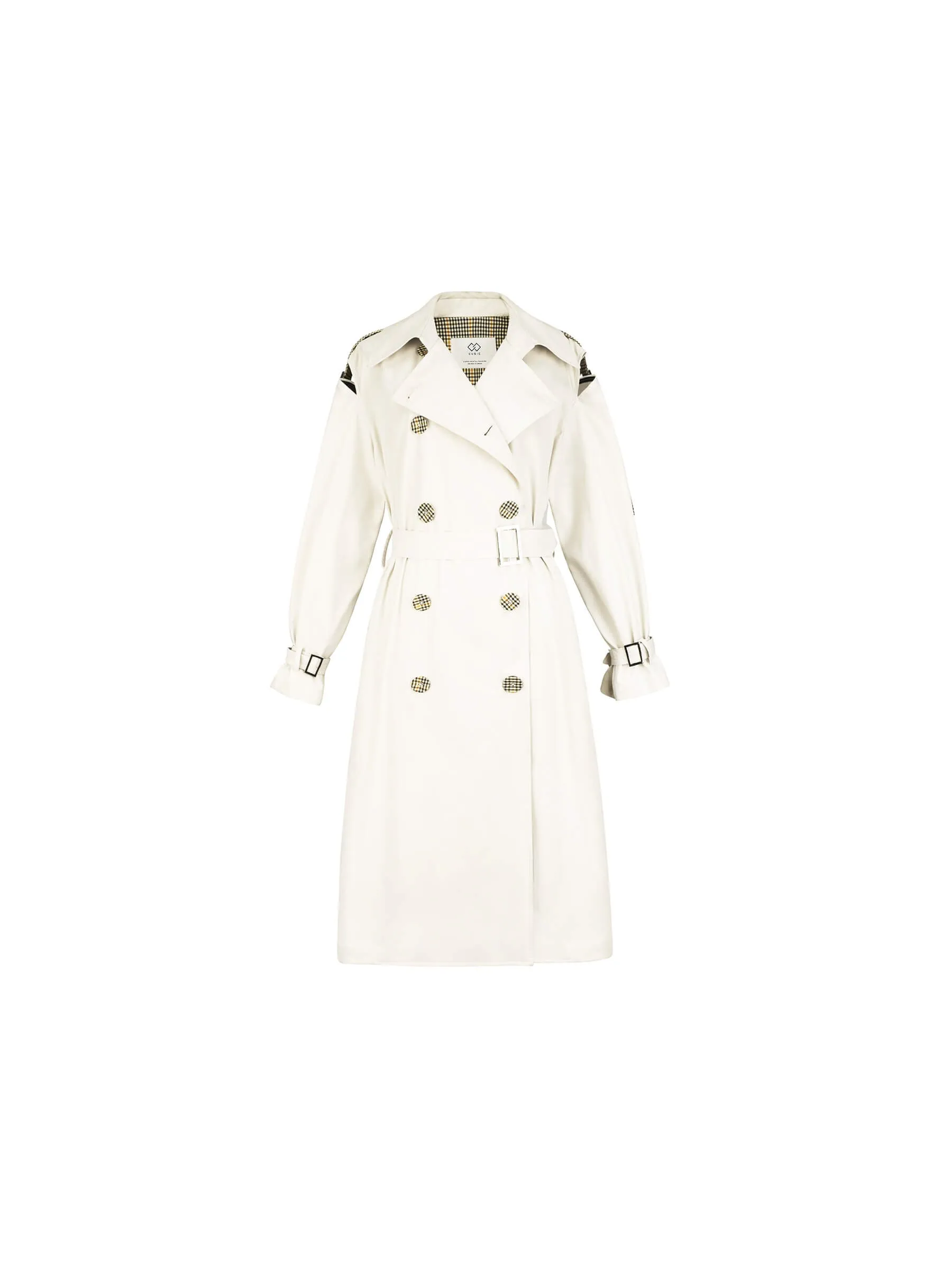 Off The Shoulder Trench Coat