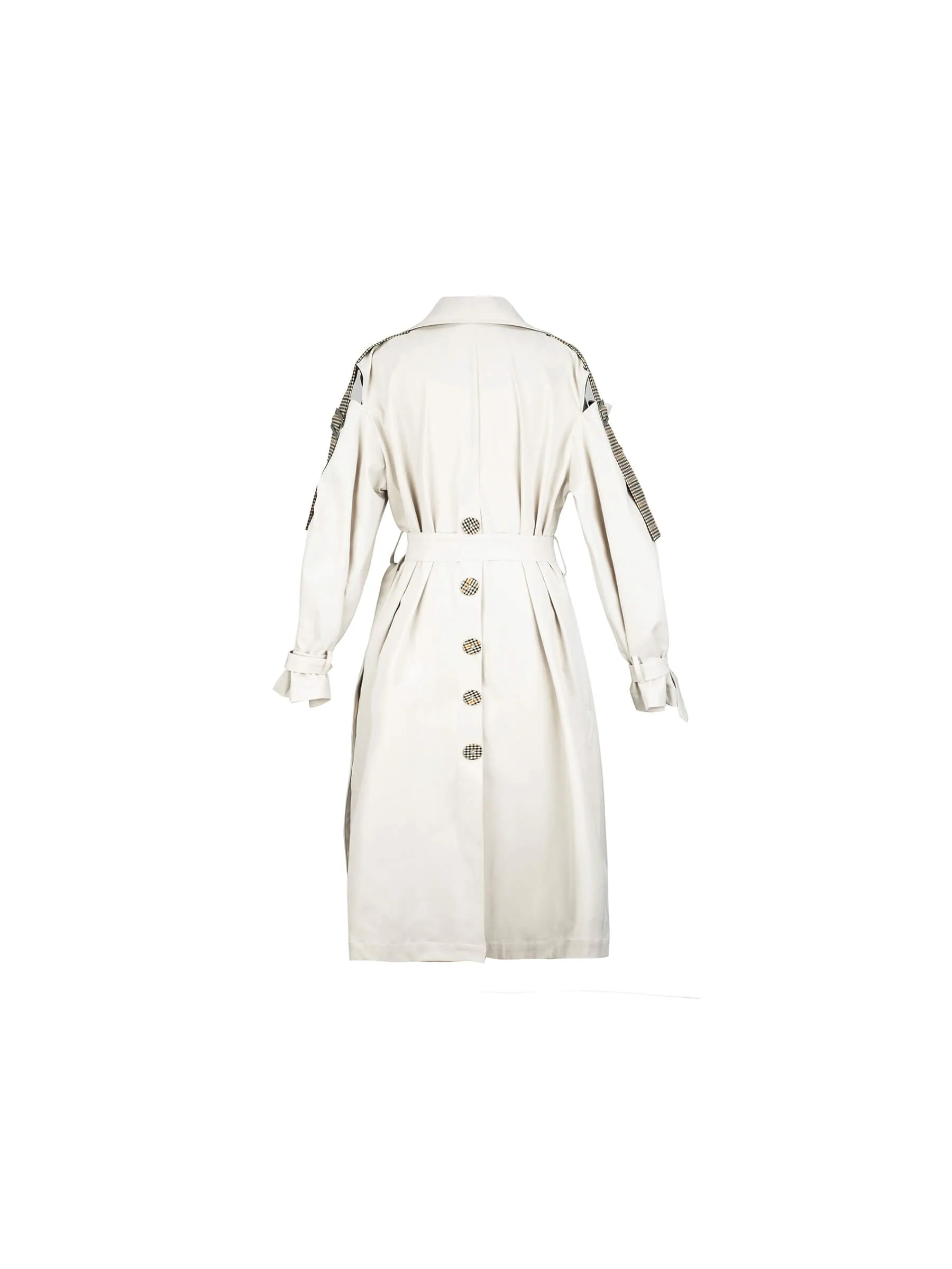 Off The Shoulder Trench Coat