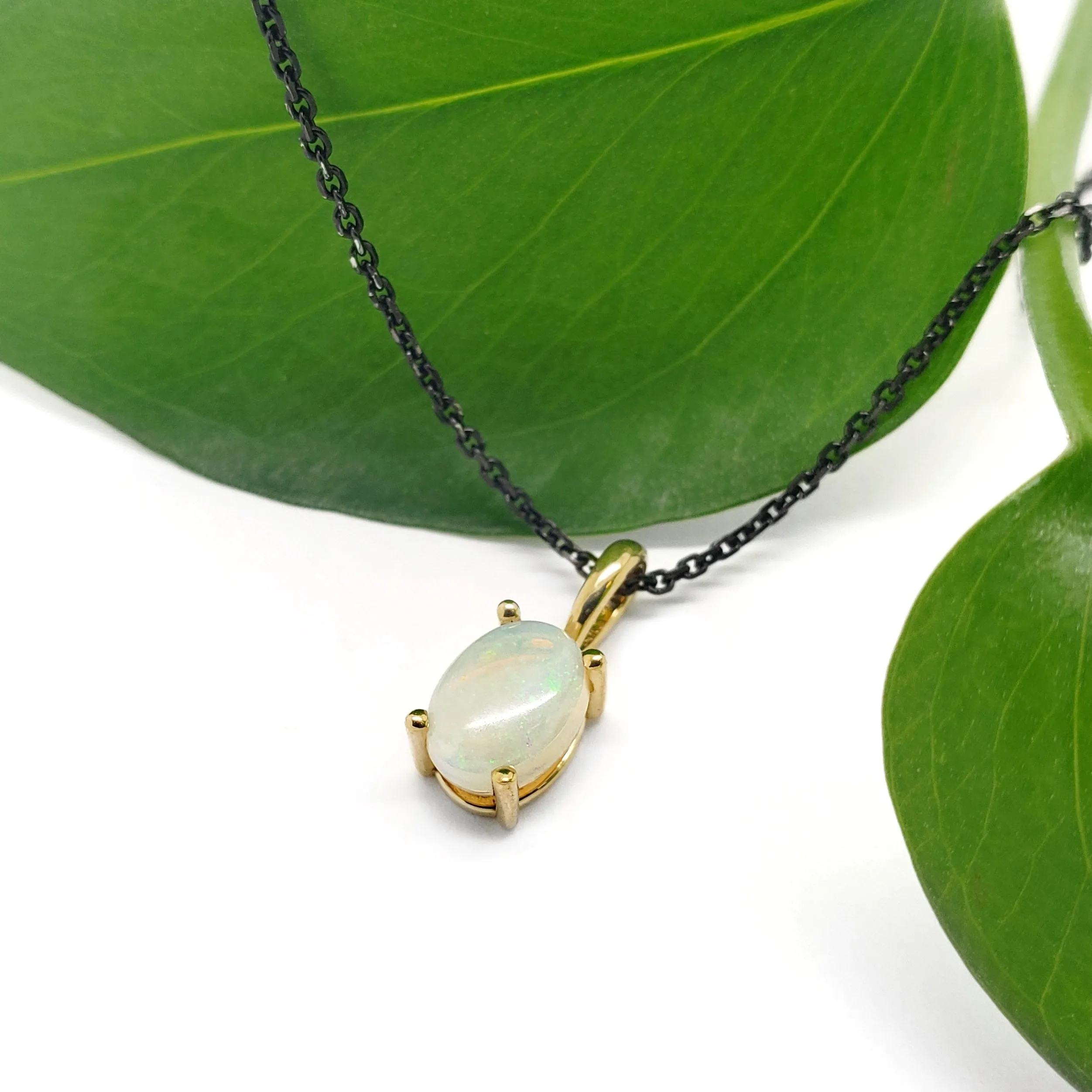 Oval Opal Pendant