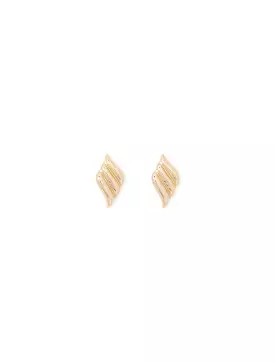 Pam Pretty Panel Stud Earrings