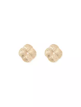 Paula Panel Square Stud Earrings