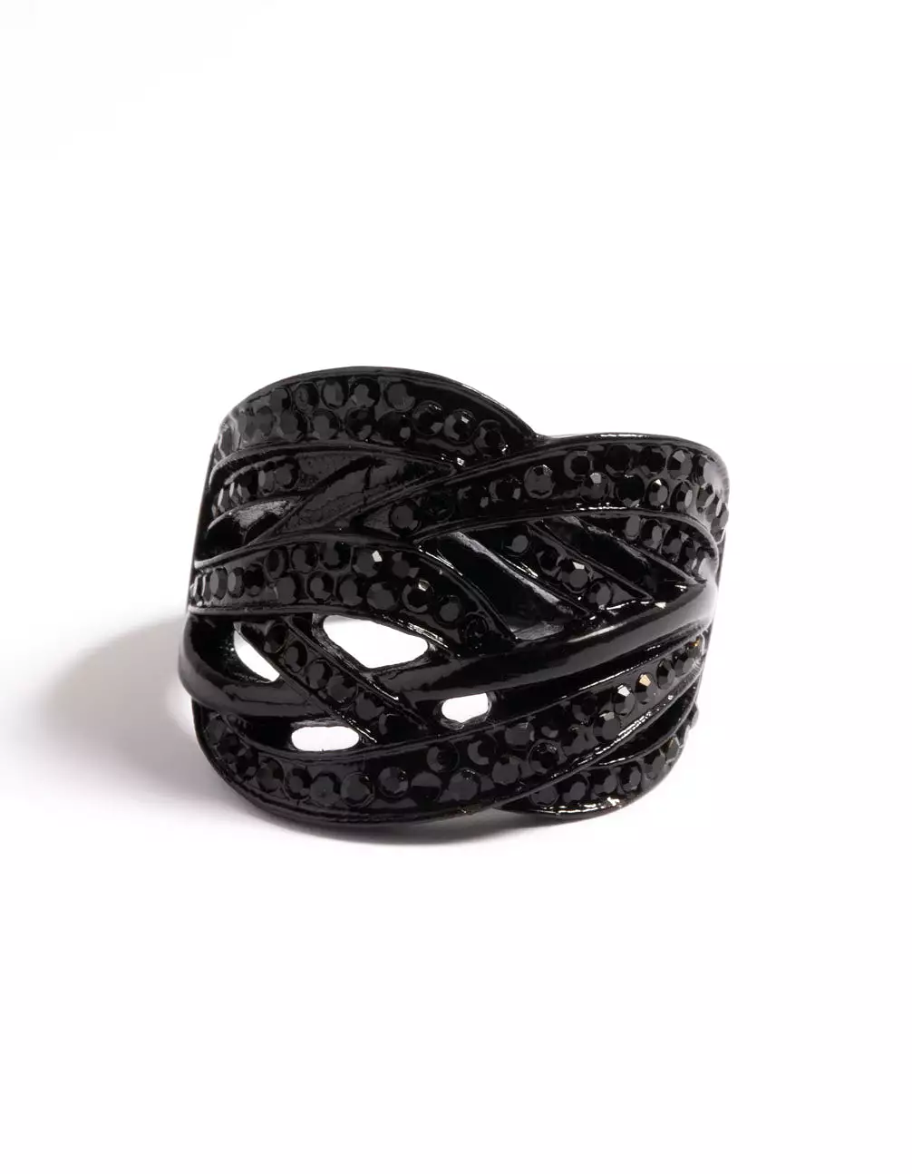 Pave Overlap Ring