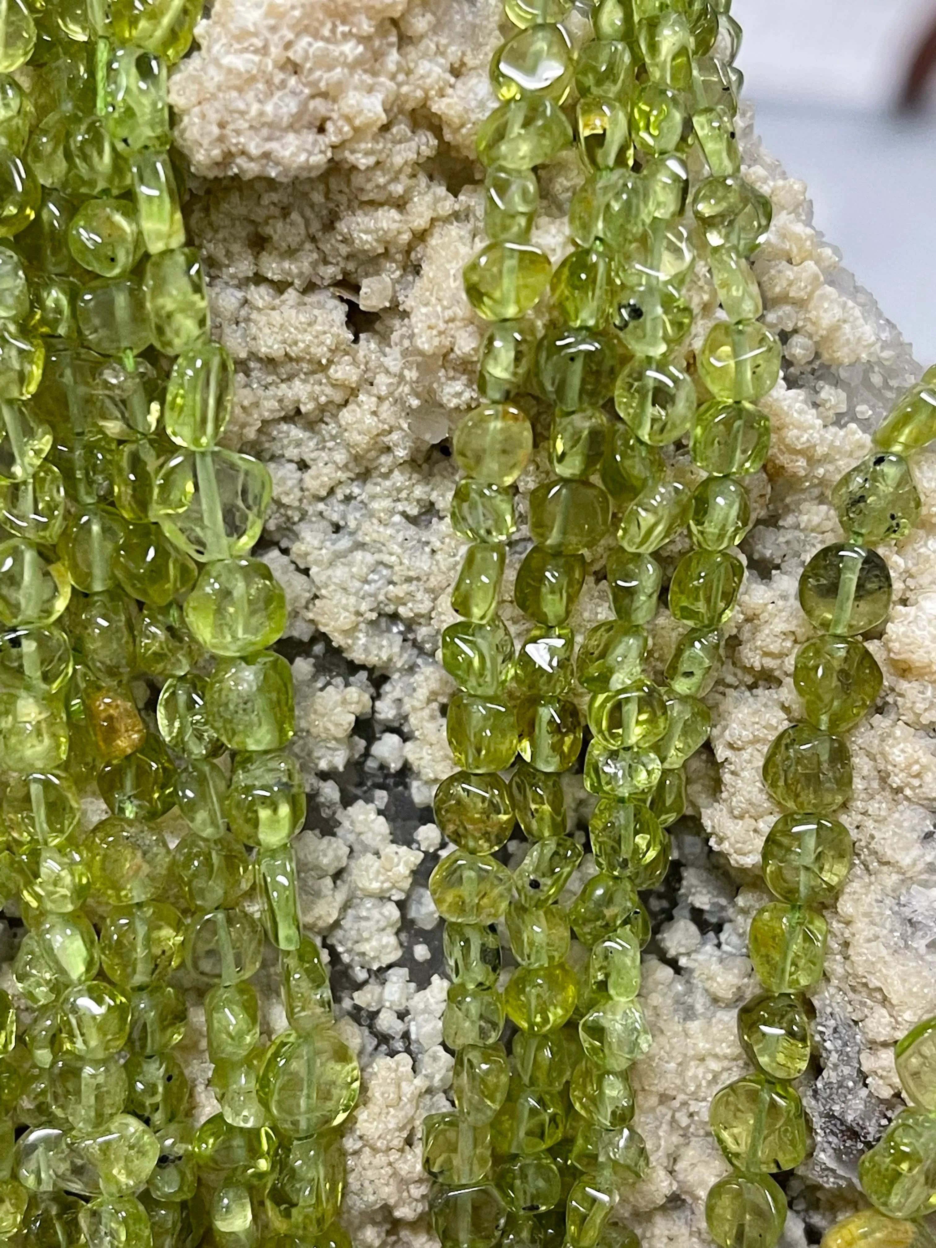 Peridot Bead Strand