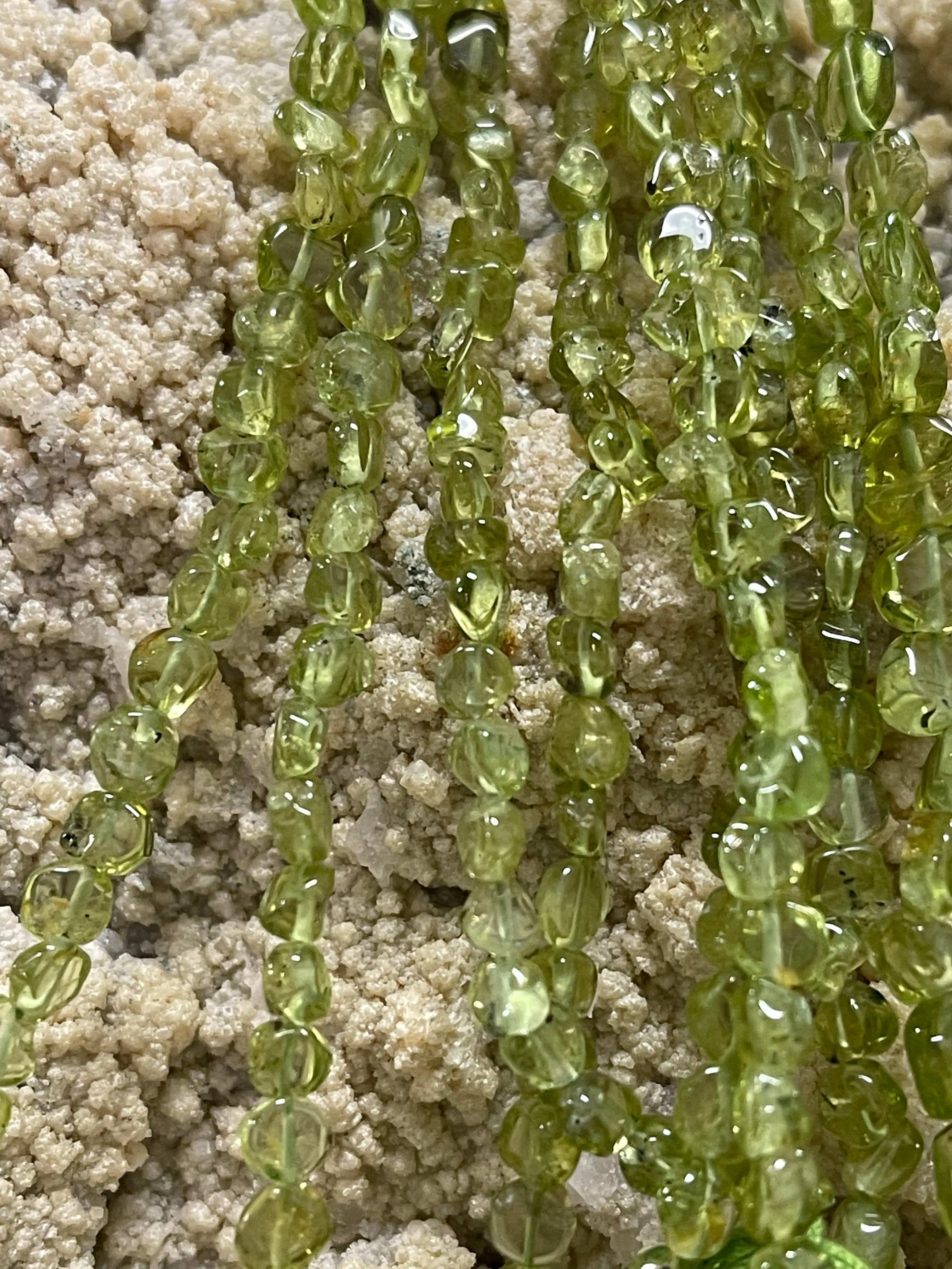 Peridot Bead Strand