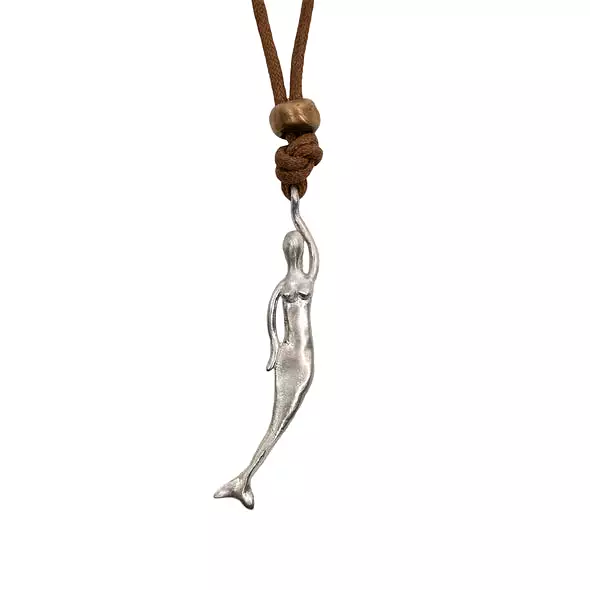 Pesci Che Volano Regina Mermaid Sterling Silver Pendant