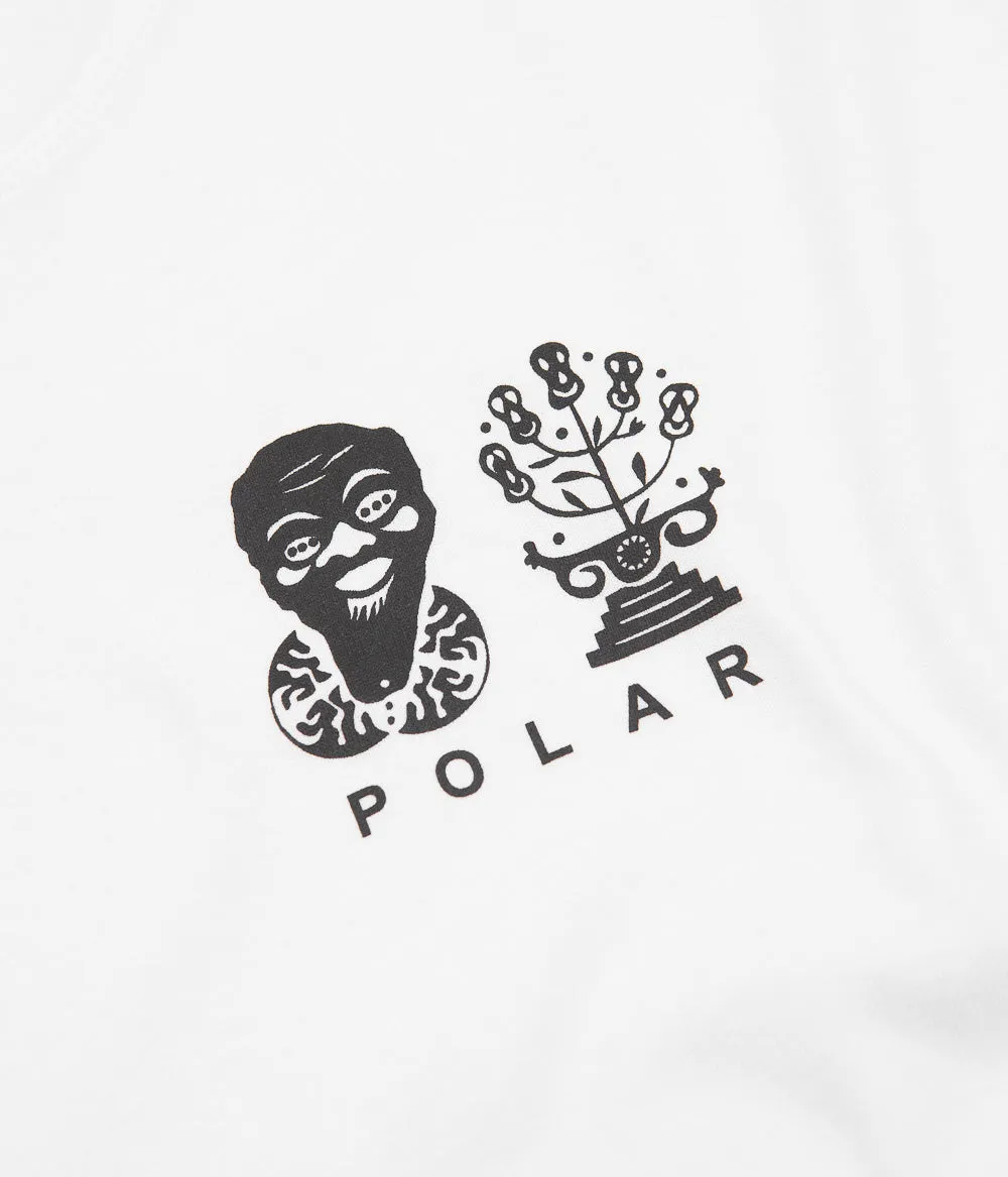 Polar Spiral Long Sleeve T-Shirt - White