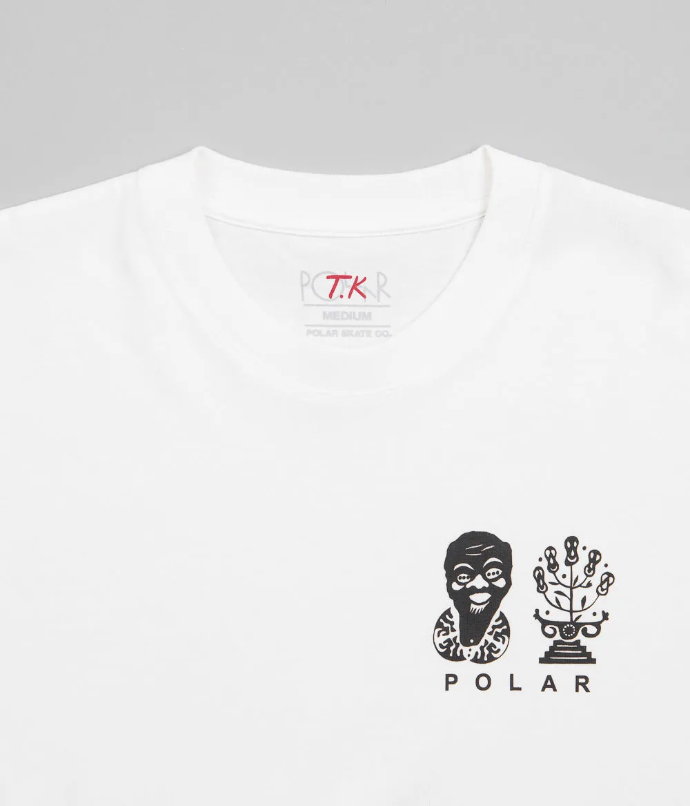 Polar Spiral Long Sleeve T-Shirt - White