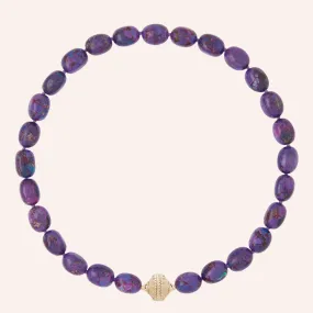 Purple Turquoise Necklace