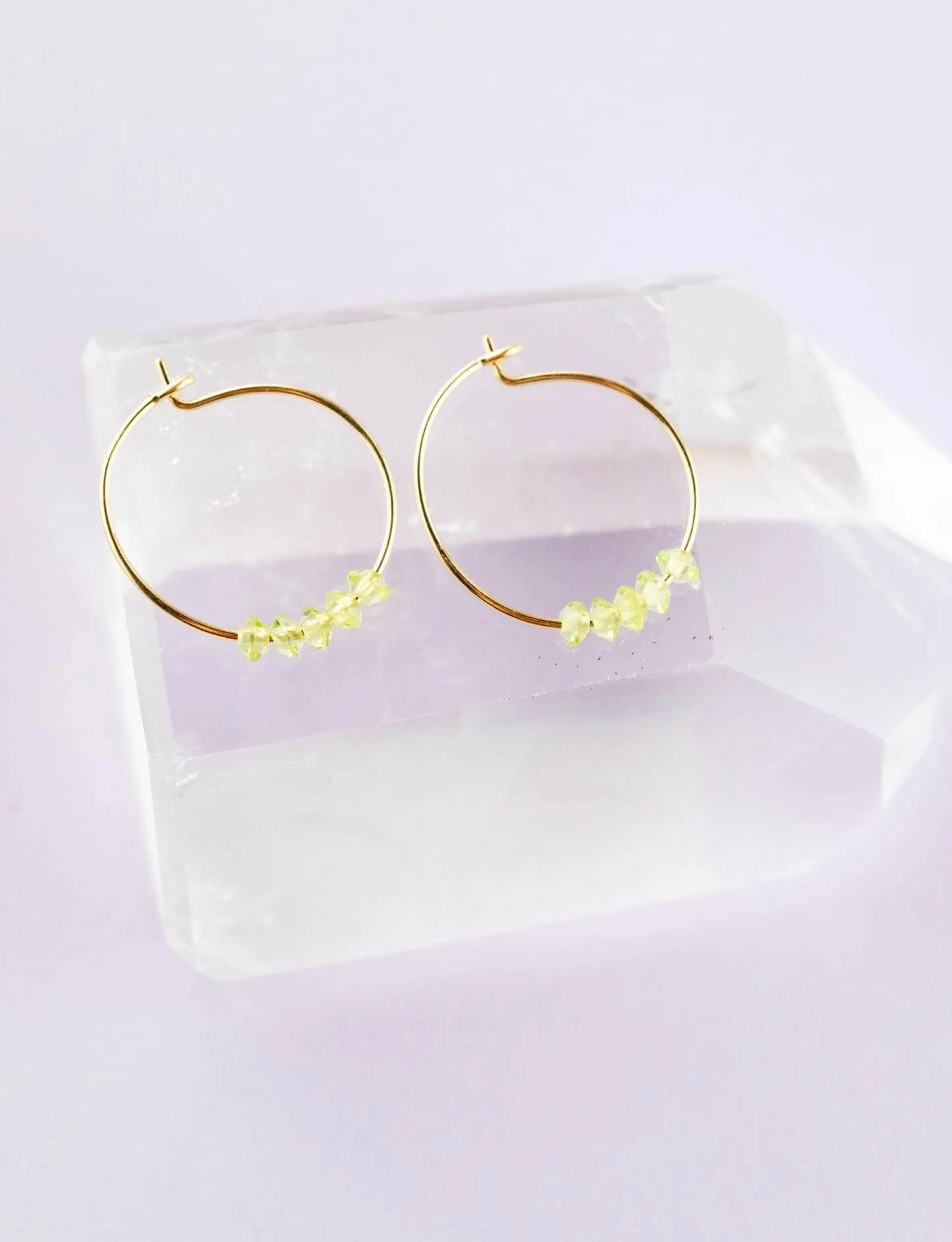 Radiant Hoop Earrings