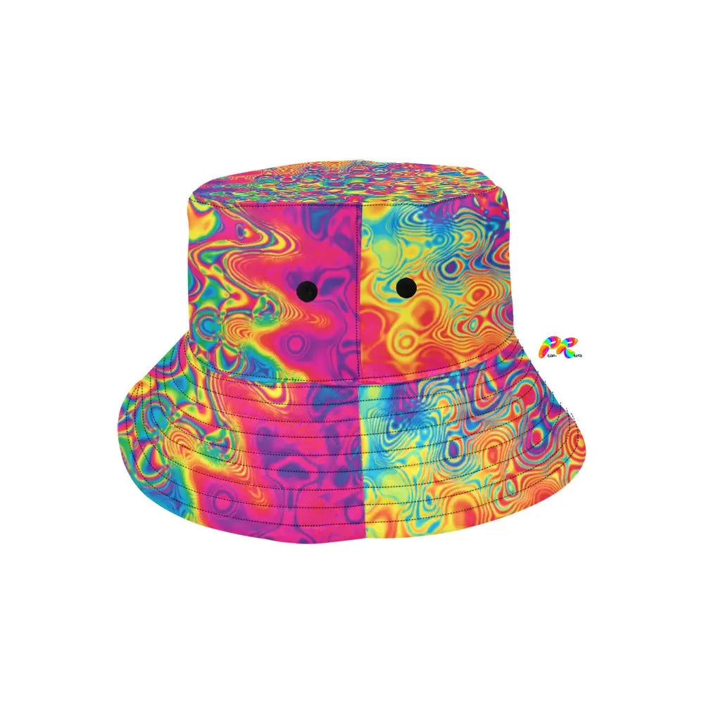 Radiant Hue Rave Bucket Hat