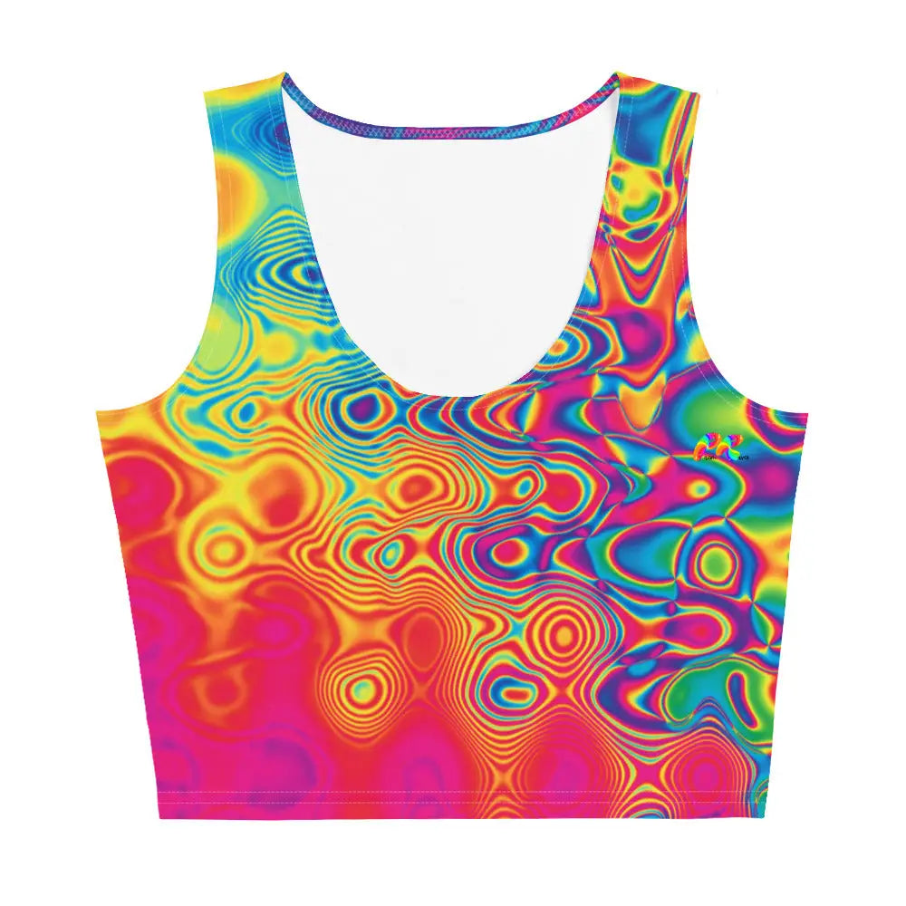 Radiant Hue Rave Crop Top