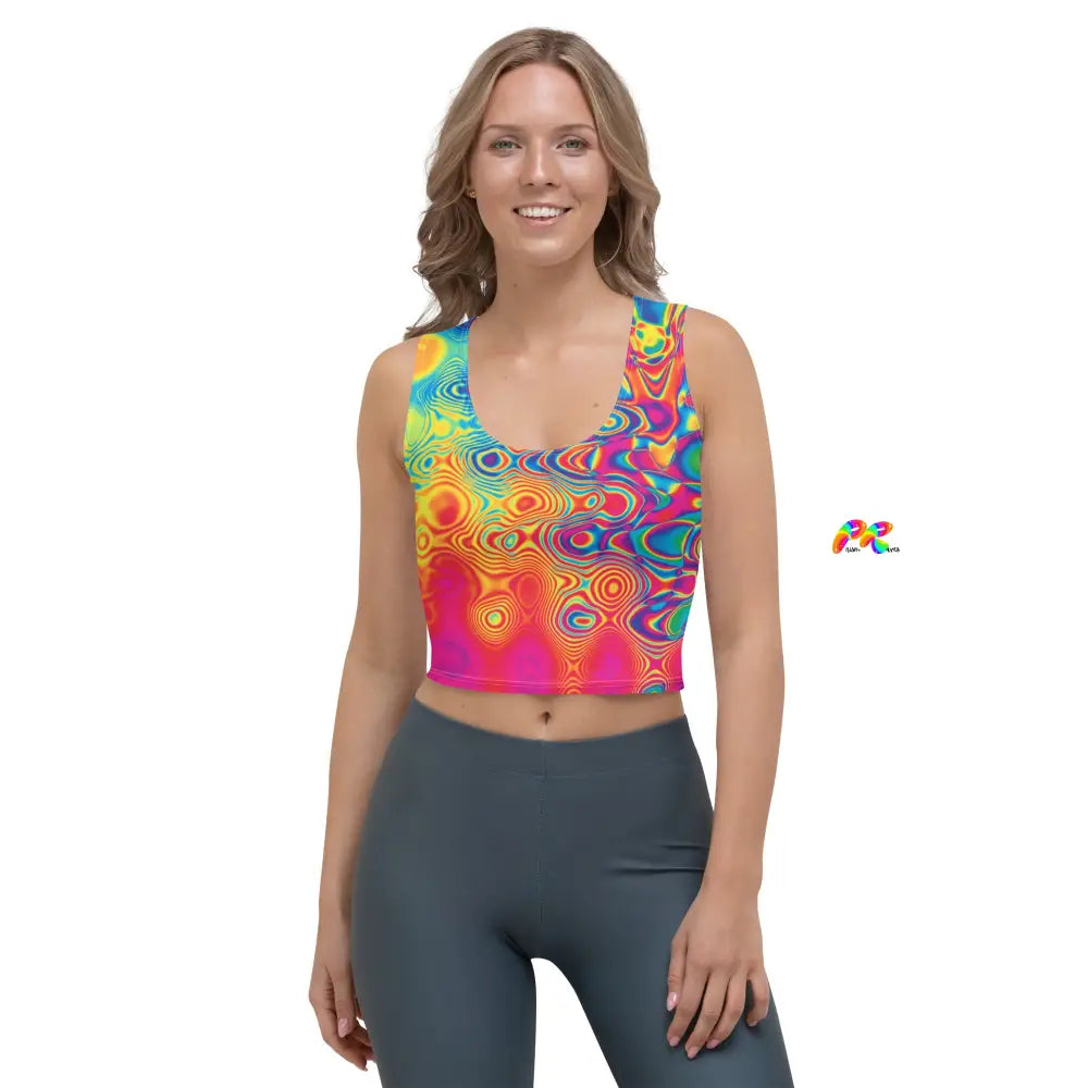 Radiant Hue Rave Crop Top