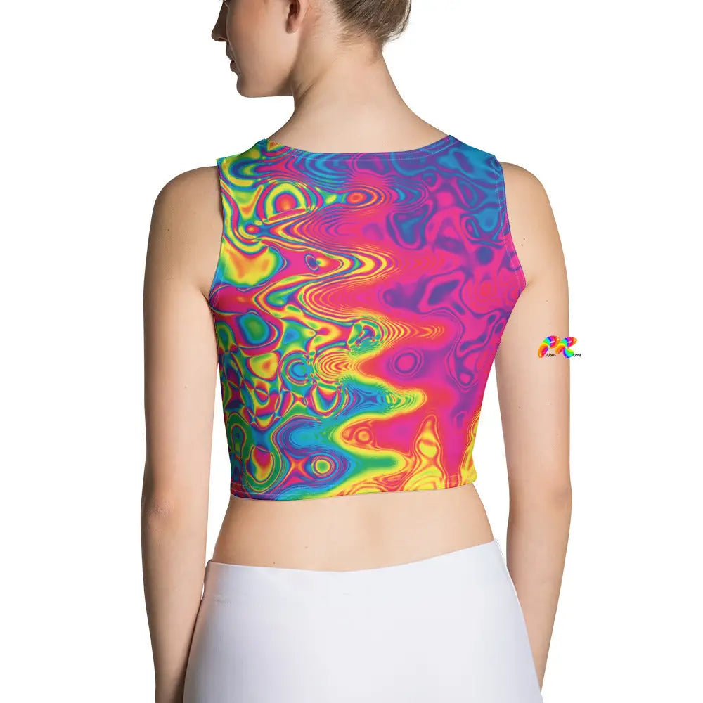 Radiant Hue Rave Crop Top