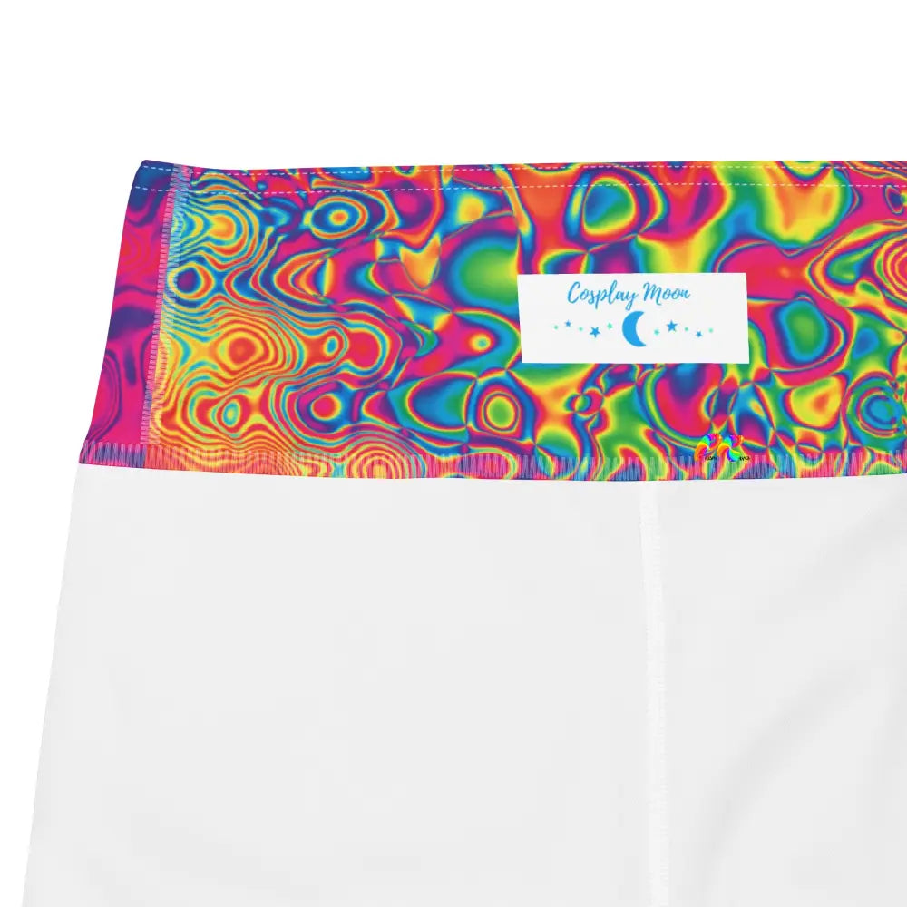 Radiant Hue Rave Yoga Shorts