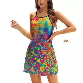 Radiant Hue Summer Festival Dress