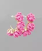 RAFFIA FLORAL HOOPS