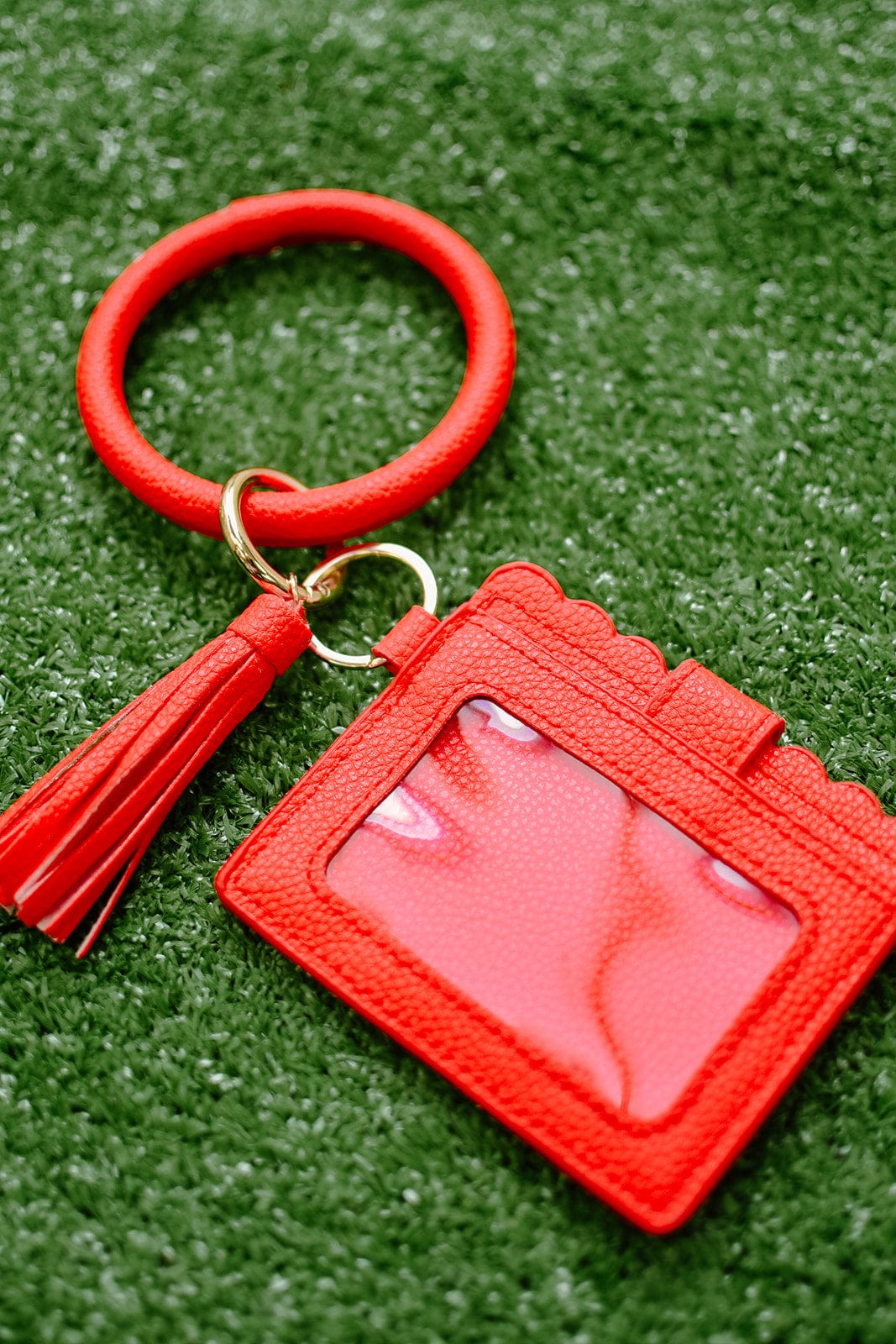 Red Wallet Keychain