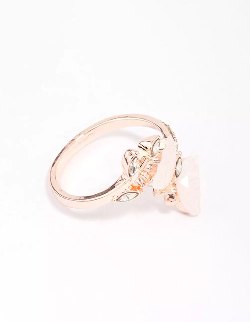 Rose Gold Butterfly Wrap Ring