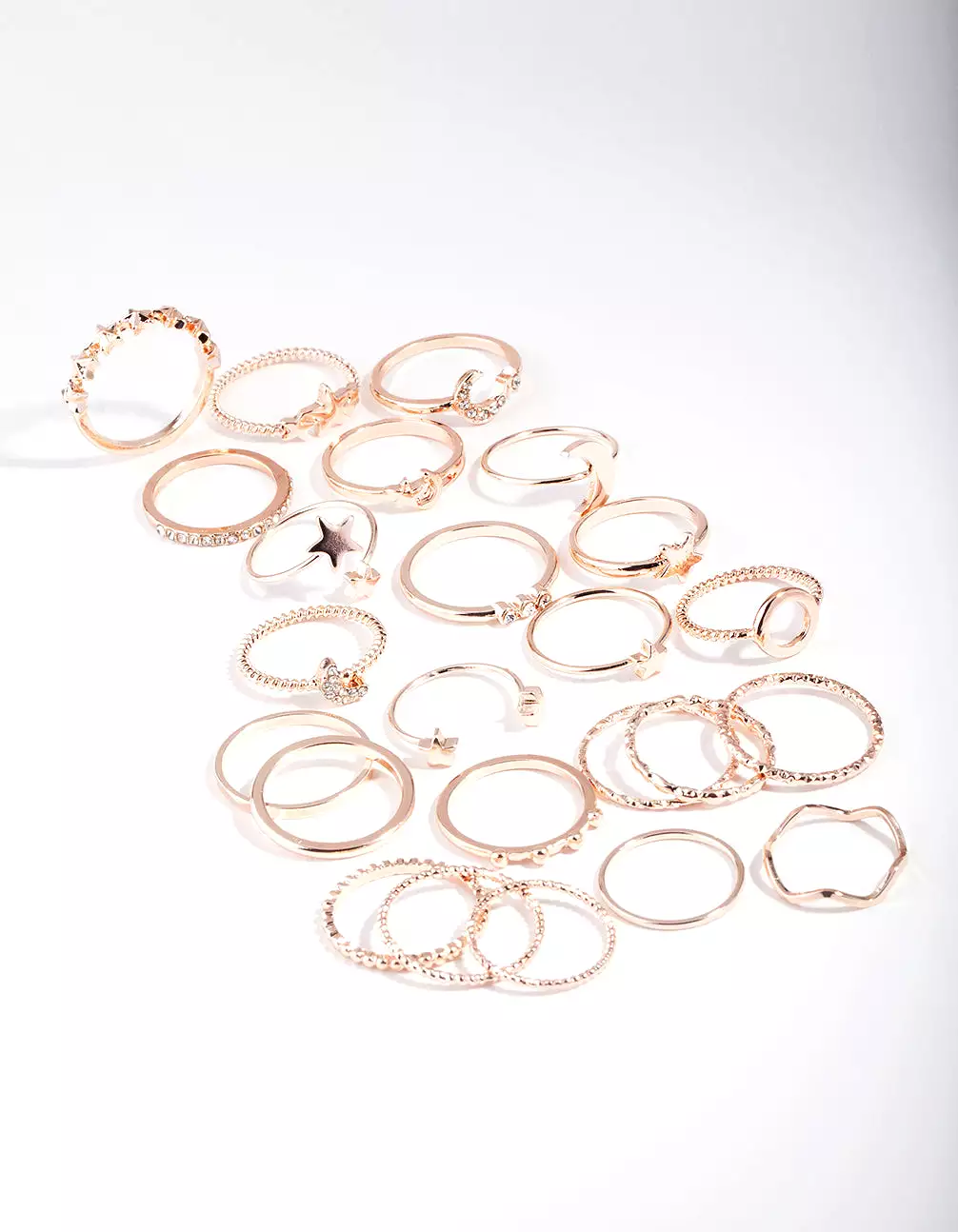 Rose Gold Celestial Ring 24-Pack