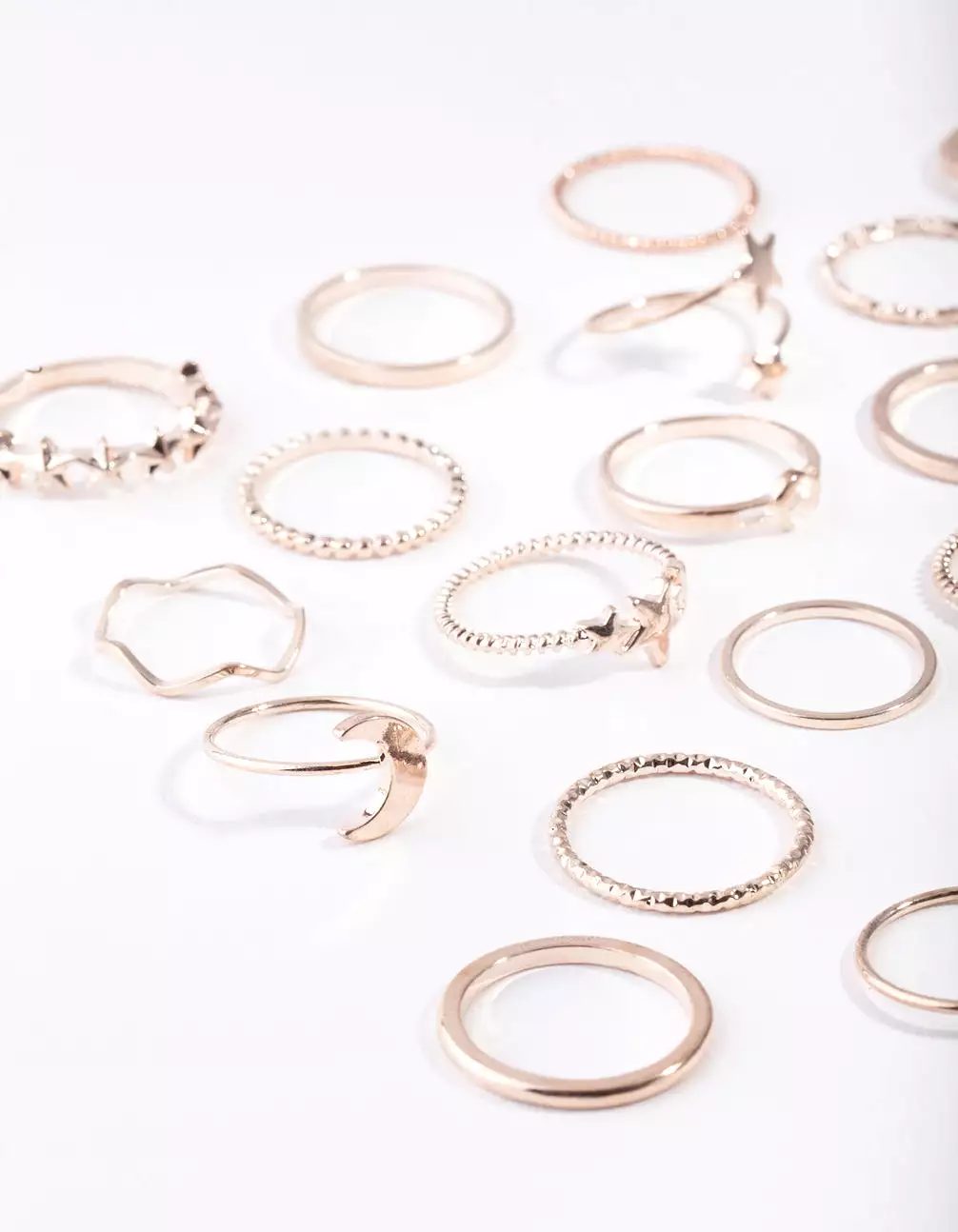 Rose Gold Celestial Ring 24-Pack