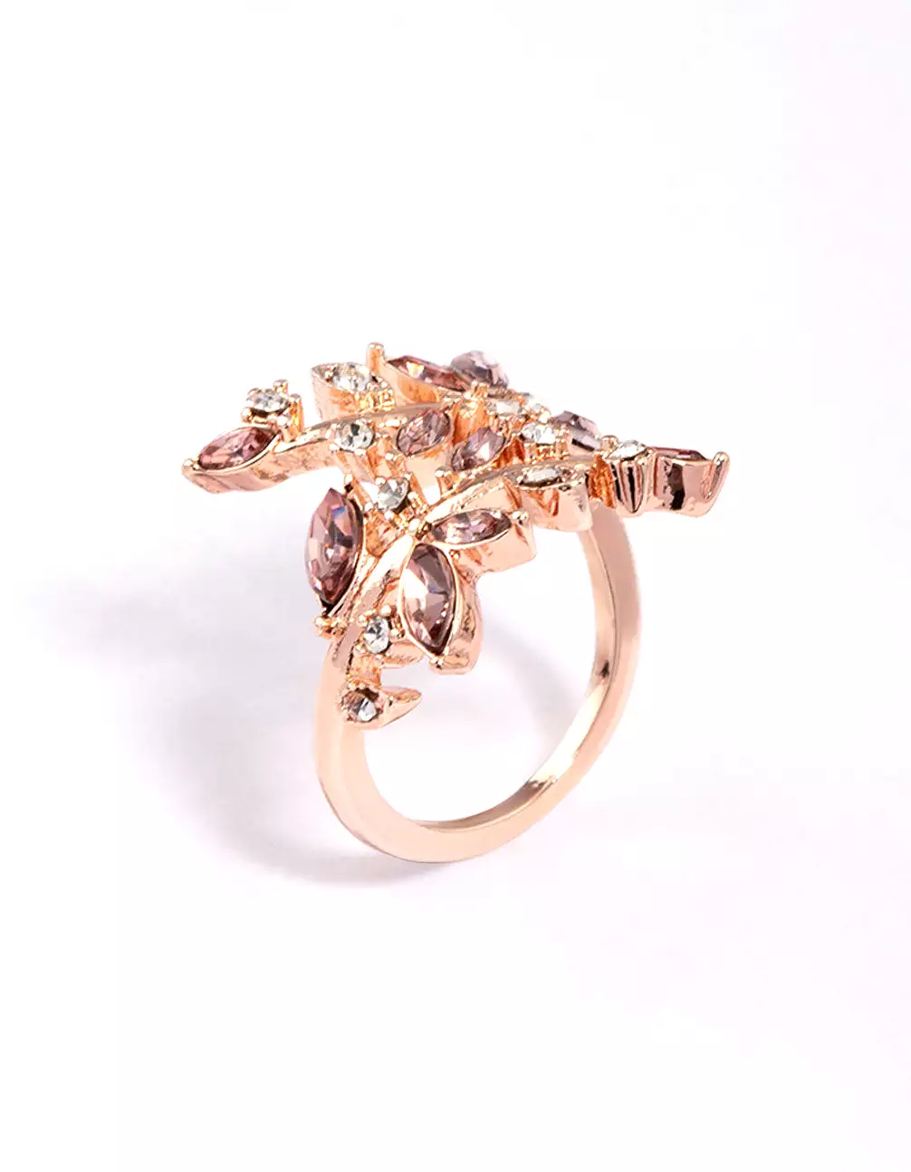 Rose Gold Vine Wrapped Ring