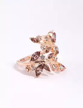 Rose Gold Vine Wrapped Ring