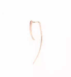 Rose Gold XL Infinite Tusk Earring