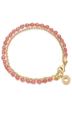 Rose Quartzite Biography Bracelet