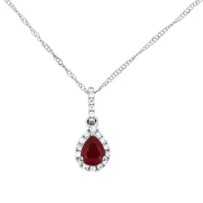 Ruby & Diamond Pendant