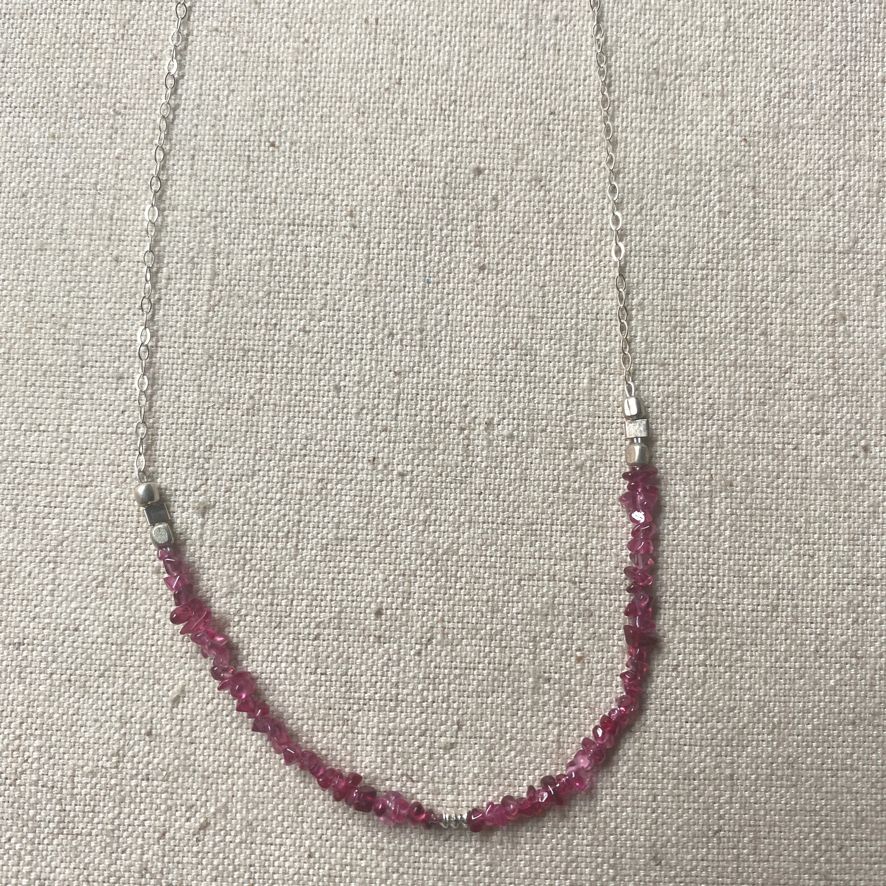 Ruby Spinel Necklace