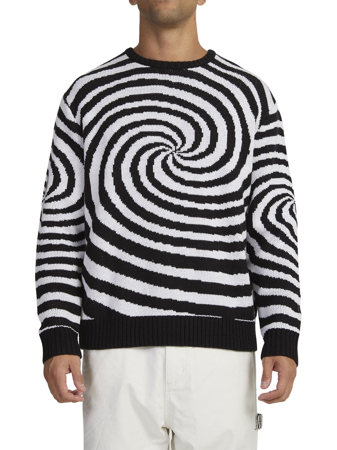 RVCA Men's Spiral Crew Knit