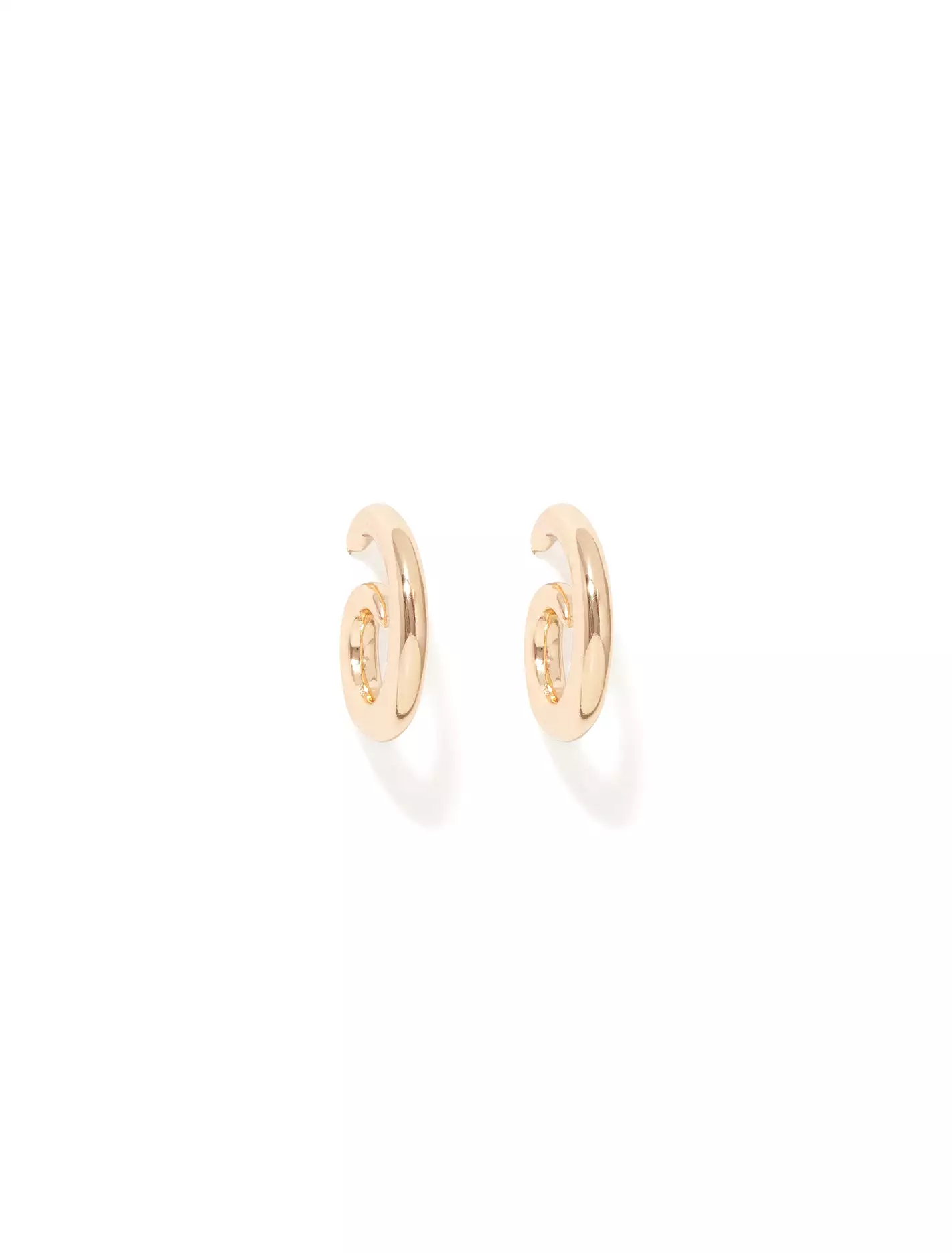 Sandy Swirl Hoop Earrings