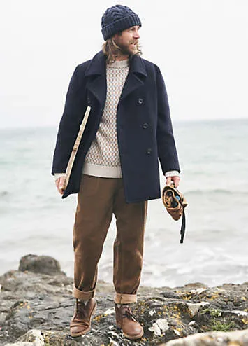 Seasalt Cornwall Channel Wool Blend Coat | Grattan