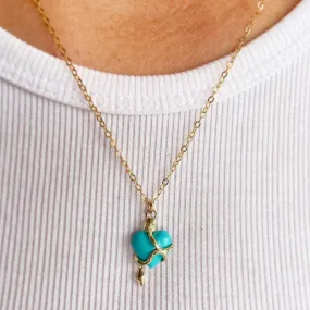 SERPENTINE LOVE, TURQUOISE